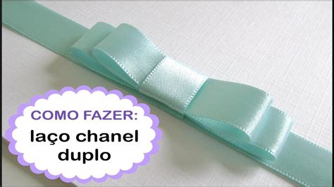 laço chanel medidas|COMO FAZER LAÇO CHANEL SIMPLE.